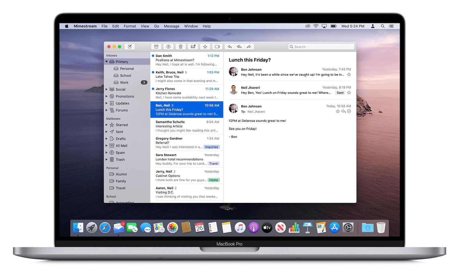 using gmail for mac